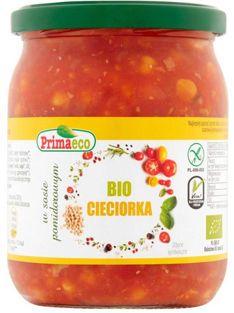 Cieciorka w sosie pomidorowym bezglutenowa BIO 440 g